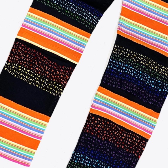 Rainbow Embroidered Denims 🔥 one of one - Picture 4 of 4